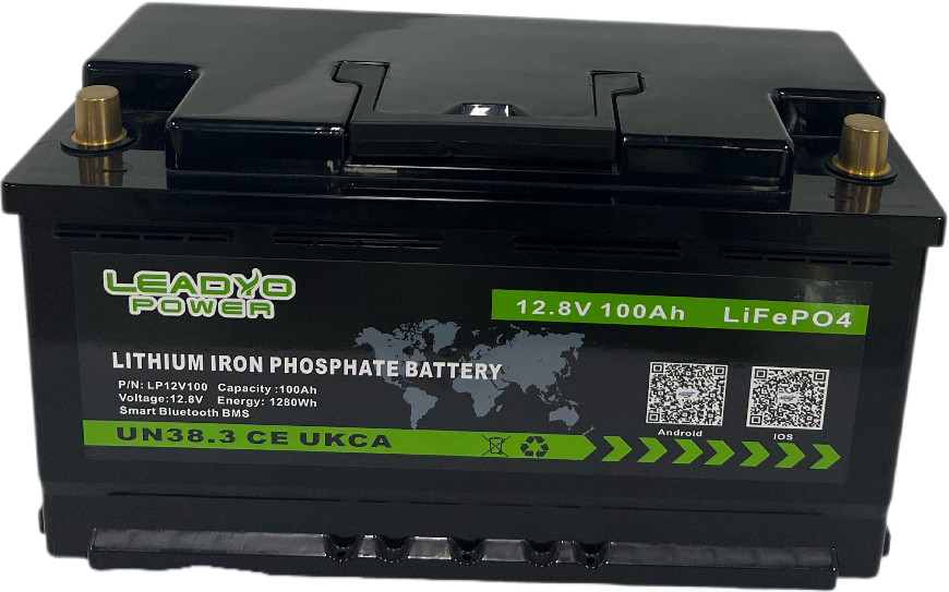 Off Road Camper Trailer 12v Lithium Ion Rechargeable Battery 100Ah 120Ah