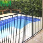 Outdoor 6 Ft High Customized Rod Top Durable Square Steel Tubular Fence For