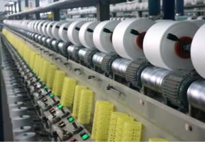 China Raw White 40S/3 TFO Spun Polyester Thread SZ Twist For Sewing factory