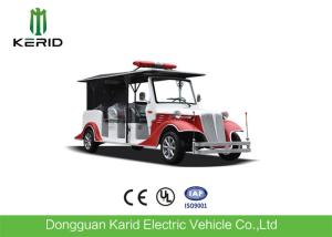 China 8 Person Battery Powered Electric Fire Truck With 4 Wheel Drive Fire Protection factory