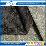chinese factory polyester sofa fabric 3D emboss velvet fabric france velvet sofa