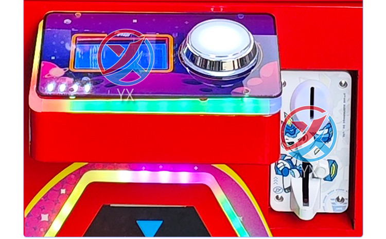 Red Lucky Dino Coin-operated Automatic Toy Dispensing Arcade Game Machine (100mm)