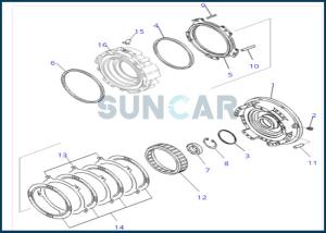China 562-15-19220 5621519220 Seal Ring For Transmission KOMATSU WA500-7 D85EX-15EO factory