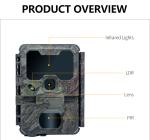 KW866 WIFI Hunting wildlife trail Camera waterproof IP67 OEM/ODM 512GB Storage