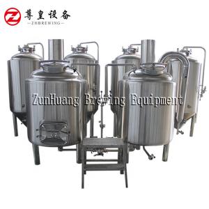 China 300L 500L Stainless Steel Home Beer Brewing Equipment Brewery Beer Production Line factory