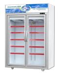 Auto Defrost Double Door Rh70% Commercial Display Freezer