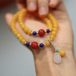 Fengshui Jewelry Bracelets Pendent Necklace Beads Muslim Chanting Beads Natural