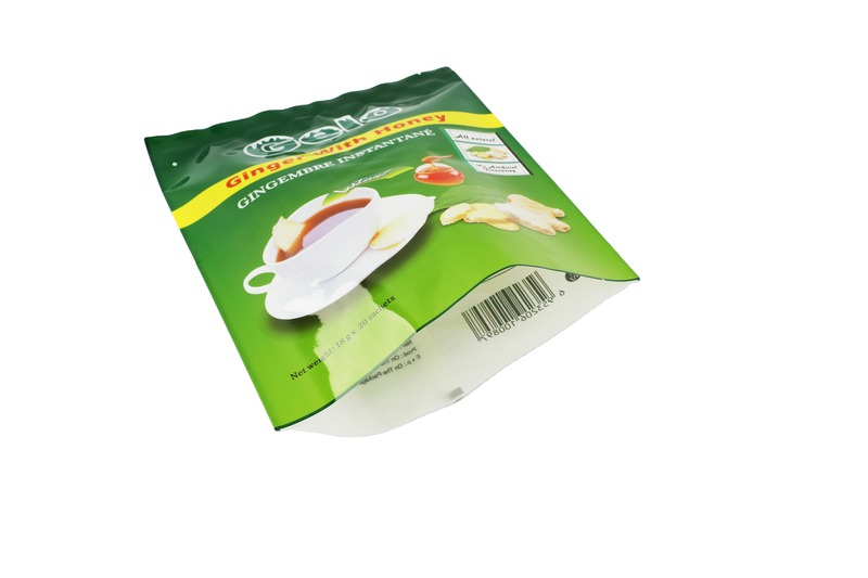 Food Grade Moisture Proof Zipper Seal And Mid Seal Plastic Bag For Powder Packing Bag