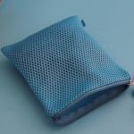 Label Logo Mesh Fabric Lingerie Socks Underwear Wash Bag