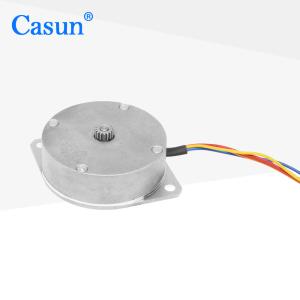 China Casun 3.2V Pancake Stepper Motor 1.8 Degree 100mN Flat Step Motor factory
