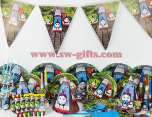 China Thomas and His Friends Birthday Party Decorations For Kids Cartoon Dream Party Set Baby Shower Party Supplies factory