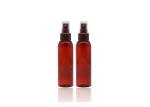 50ml Empty Cylinder Plastic Clear Dark Red Fine Mist Cosmetic Spray Bottle