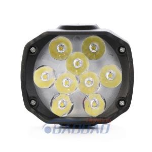 China 9 Beam 12V Plastic White Color Motorbike LED Lamp Accessories factory