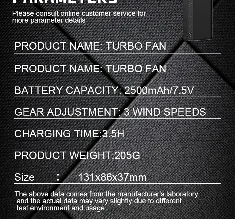 X3 Mini 110000RPM Turbo Jet Fan Big Winds 52m/S Blower Industrial