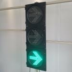 Flip Door Detachable Aspect 300MM 3-Aspect RYG Straight Arrow Traffic Light
