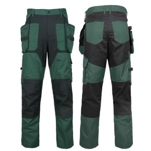 China Custom Fluorescent Flame-Resistant Work Pants Colorblock Design Durable Breathable factory