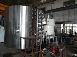 China Ceramic Tile Vacuum PVD Titanium Nitride Coating Machine factory