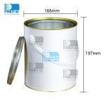 Round 4 Litre Empty Paint Tins Industry Metal Paint Container