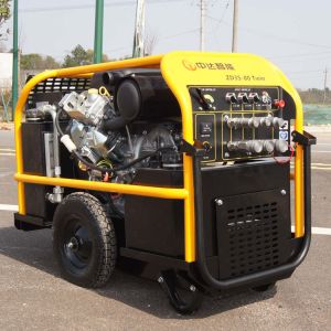 Double Circuit 20GPM Gasoline Hydraulic Power Unit Electrical Control Aseismic
