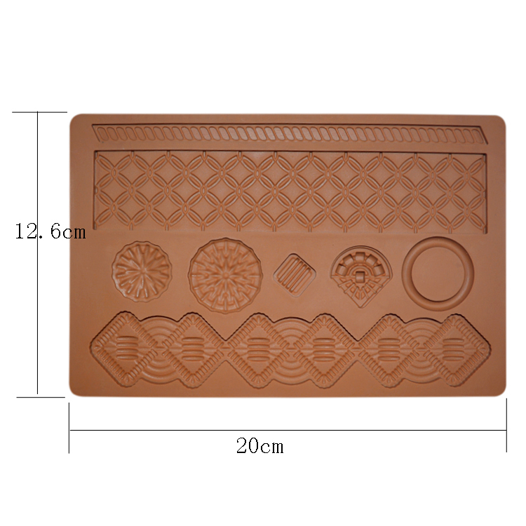 Lace Silicone Baking Utensils Food Grade Craft Furniture Cake Decorating Tools