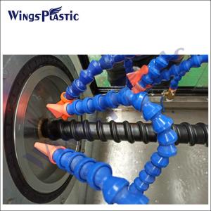 China PE Corrugated Pipe Production Line Plastic Spiral Corrugated Pipe Extrusion Machine factory