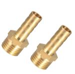 1/4inch / 6mm Hose Barb , Male BSP Thread Brass Barbed Coupling