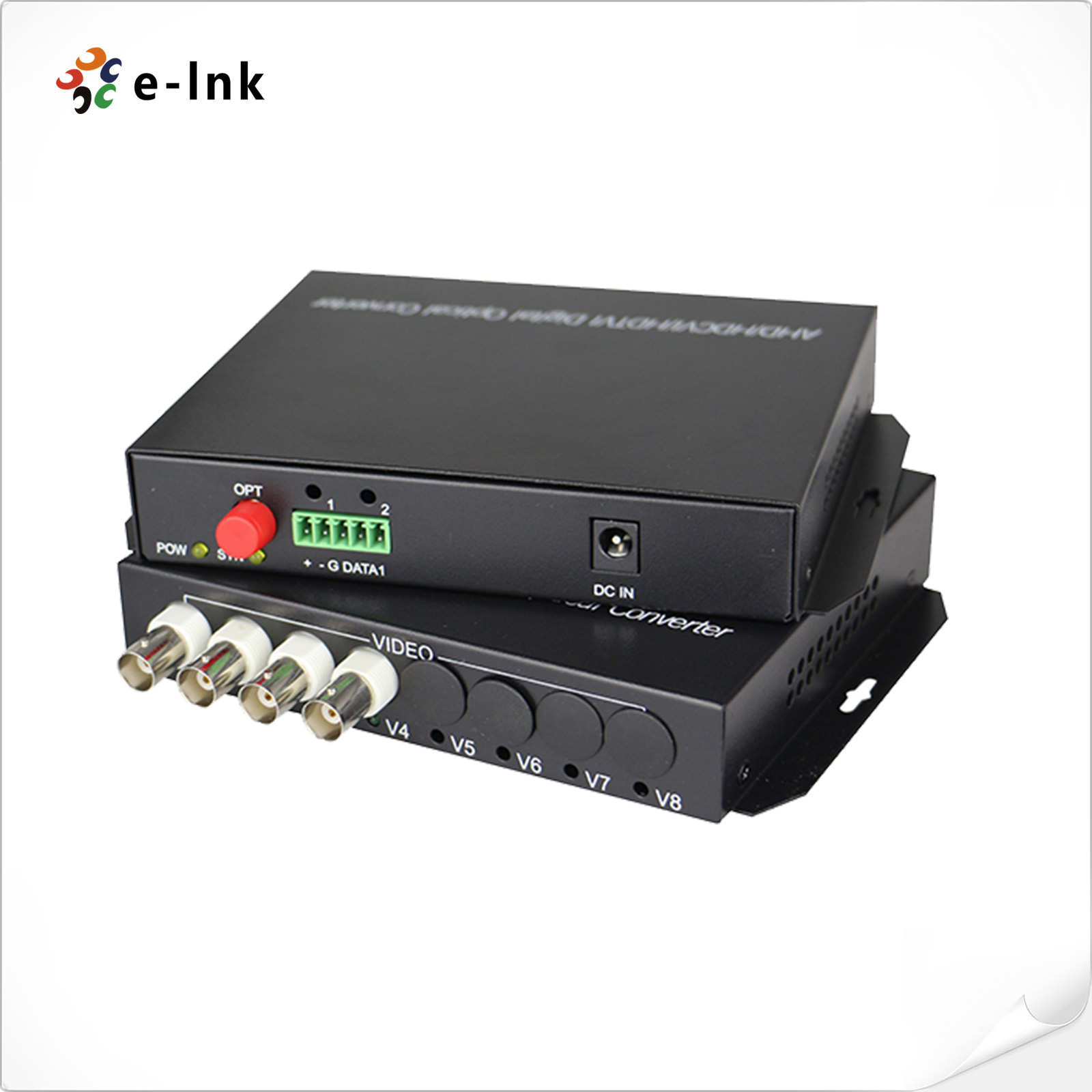 China 4 Channel HD-Video over Optical Fiber Transmitter and Receiver with Transmission technology on sale
