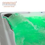 Square Air Jets Massage Bathtub Easy Cleaning Outdoor SPA Pools Hot Tub For 5