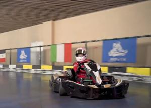 China Fast Indoor Childs Electric Go Kart 28Km/H 690mm Wheel Base factory