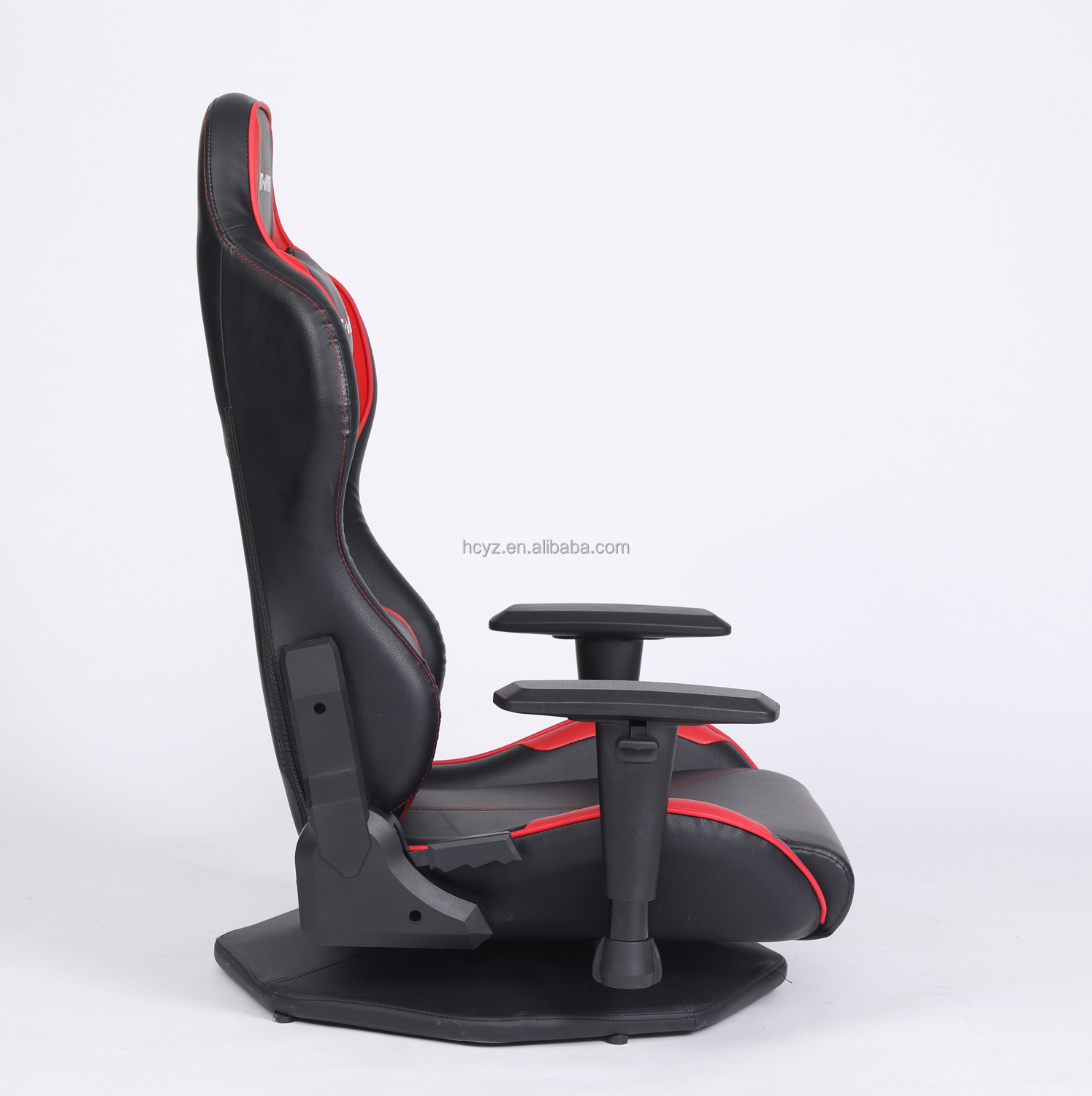 NO Foot Fixed Chassis Rotating Esports Chair HCYZ PVC Leather Computer Racing Gaming Chair