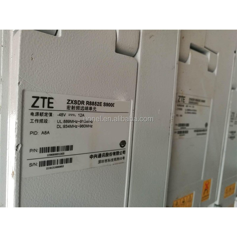 ZTE ZXSDR R8852E-S9000 48V 12A BBU RRU GSM WCDMA TD-SCDMA TD-LED FDD LTE DPC-R OLPB RIK 2T2R
