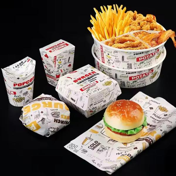 China Wholesale customized fried chicken boxes low-priced fast food cardboard takeaway popcorn boxes factory