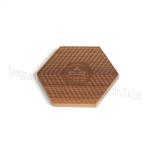 Cute Rustic Farmhouse Wooden Cup Coaster Cool Bar Drink Coasters with Holder