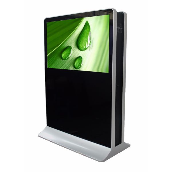 Big Screen Multi Touch Interactive Touch Screen Kiosk Free Stand 65 Inch For Museums