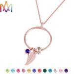 SS304 Personalized Birthstone Necklace