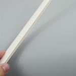 Wide Flexible H Channel Extrusion Profile White