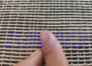 China Rope And Stainless Steel Glass Metal Mesh Fabric For Glass Lamination factory