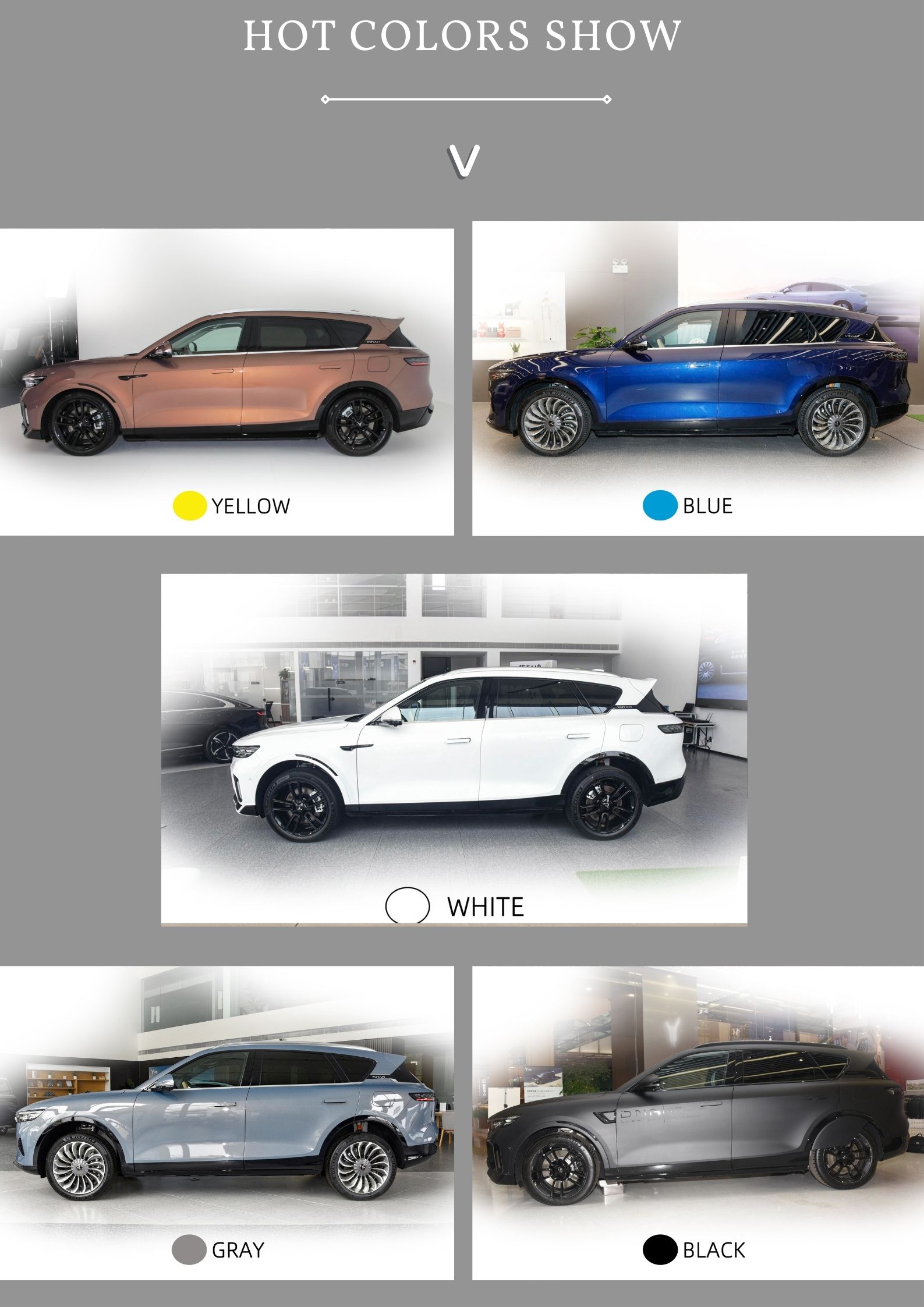 2024 Hybrid SUV Electric Car Dual Motor Voyah Dreamer Car 4WD Voyah Free Cltc 210km ev used cars
