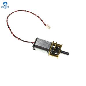 China N20 N30 Customized 3v 6v Micro High Torque Gearbox Electric Motor Spur Brushed Dc Geared Motor factory
