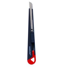 China Snap Off Blade Utility Knife Sinseung S501 All Metal Body With Blade Snapper factory