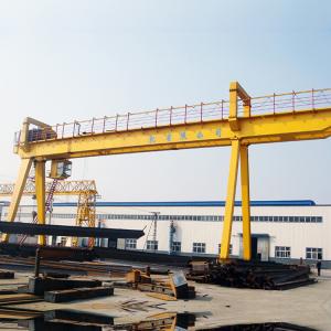 China 16T Double Beam Trolley Type Gantry Crane Outdoor Using A5 Level factory