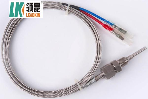 China SS321 Exhaust Gas Temperature Probe MgO 0.3MM Water Temperature Sensor 1/8 NPT factory