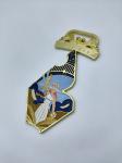 Horoscopes Zinc Alloy Medal Electroplated 105mm X 50mm X 3mm
