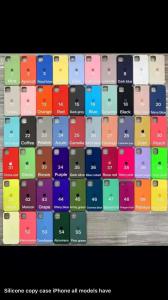 China Shockproof Soft iPhone 12 Genuine Liquid Silicone Case 60 colors factory