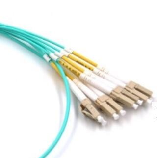2M Fiber Optic MPO 8 Core OM3 MM FANOUT LSZH 1310nm Test Wavelength
