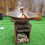 OEM Oxidised Brasero Corten Steel BBQ Grill Charcoal Bbq Grills