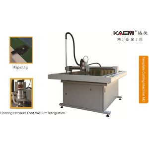 KAEMI 1509M2 Used Flatbed Garment Cutting Machine Template PVC Cutter