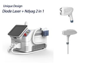 China 40KG Hair Removal Laser Machine , Laser Depilation Machine With Q Switch Ndyag 2 Handles factory