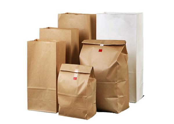 Food Grade Multiwall Kraft Paper Bags Recyclable Eco Friendly Biodegradable GMP