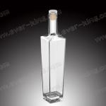 Cap Sealing 200mm glass Whiskey Bottle for Liquor
